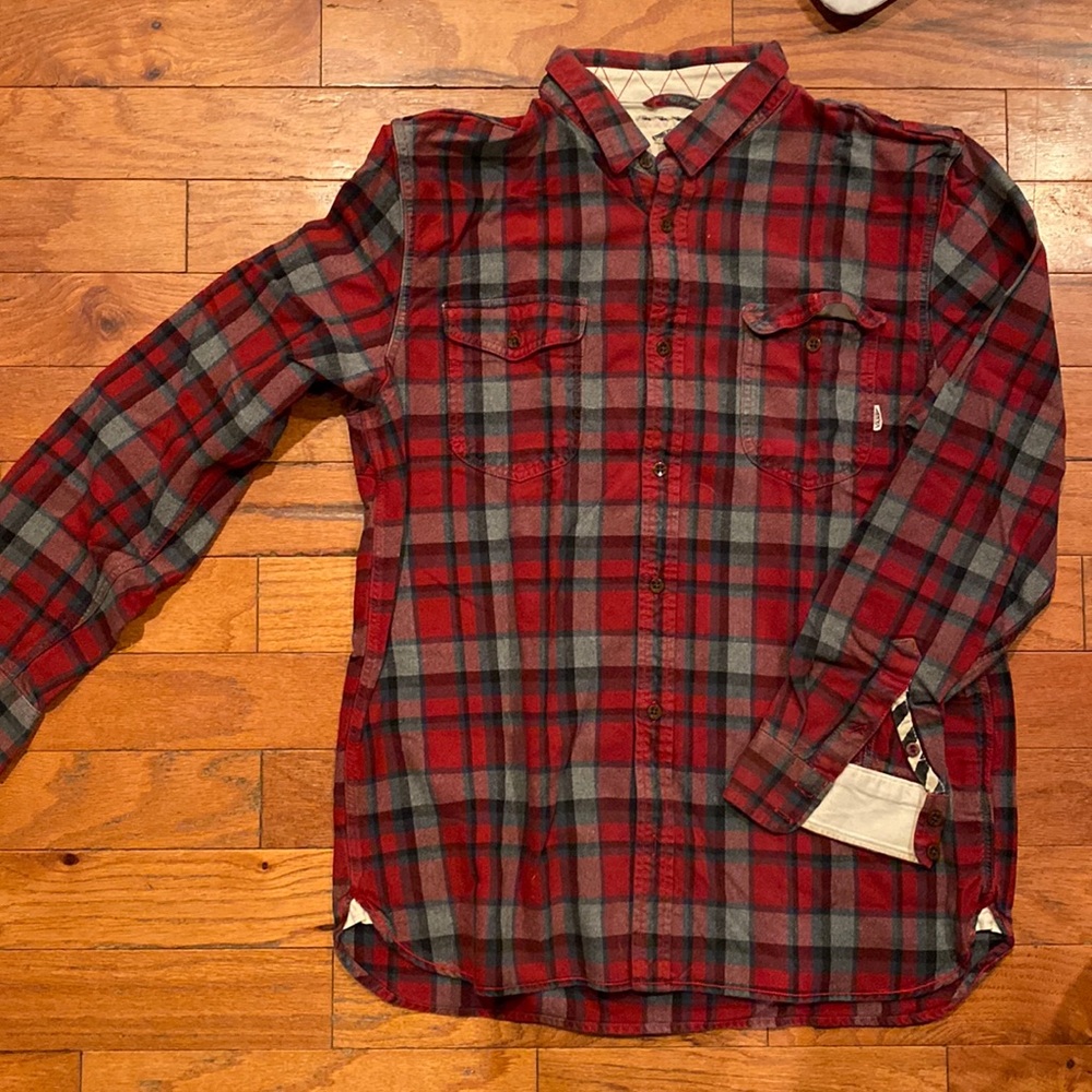 Mens plaid button down